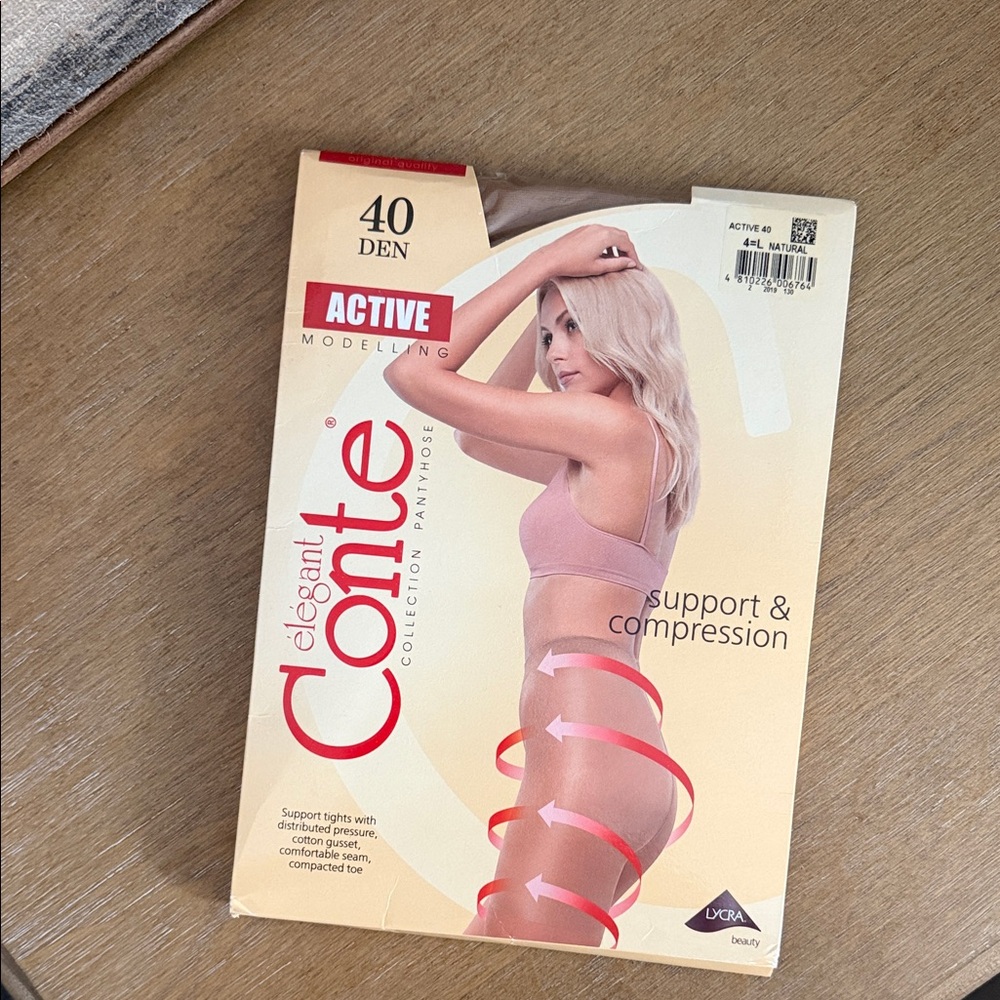 Women's Compression Hosiery - Beige